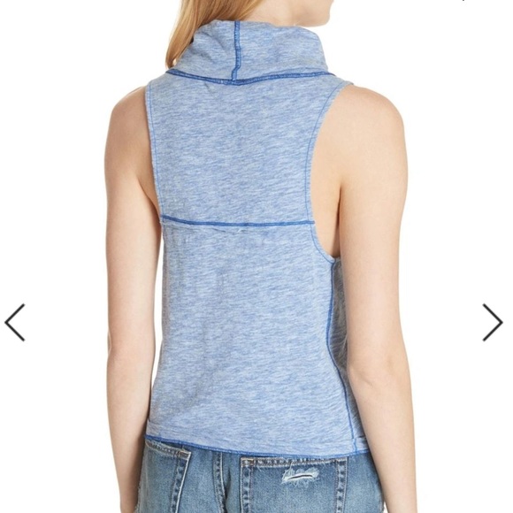 Free People Summer Think Tank Navy - Picture 2 of 11